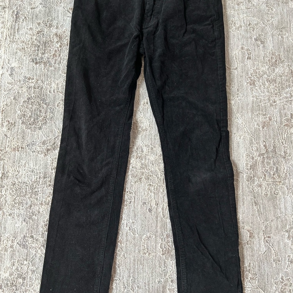 Tailor Vintage Men's Black Corduroy Pants